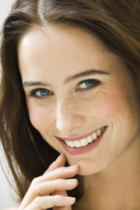Portrait of a women smiling, close-up